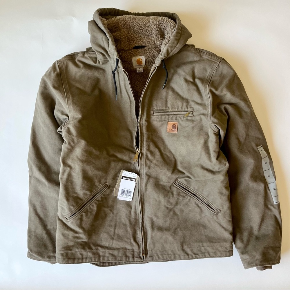 Carhartt Mens Workwear Jacket, Sherpa Lining - NWT